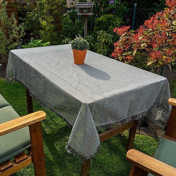 laro Tischdecke Gartentischdecke Wetterfest Rutschfest Eckig günstig online kaufen