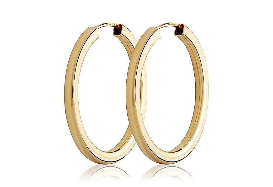 NKlaus Paar Creolen Paar 30mm Creolen 333 Gelbgold 8 Karat gold Ohrrin günstig online kaufen