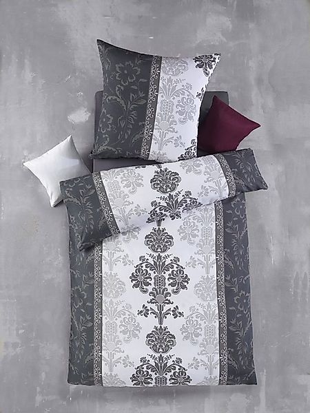 Optidream Bettwäsche Set Mikrofaser 135x200 Polyester Sophie-Schwarz weiss günstig online kaufen