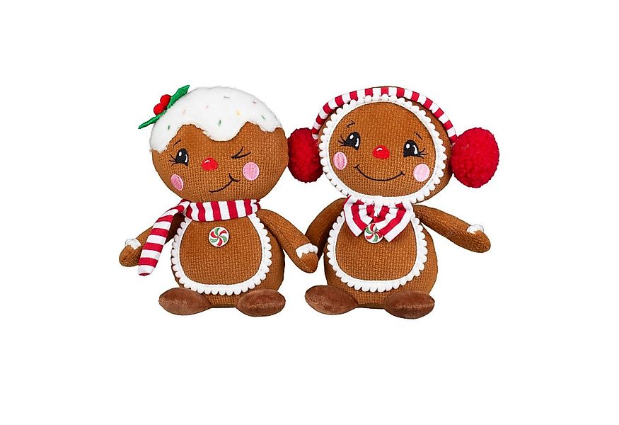 Christmas Paradise Weihnachtsfigur Lebkuchenfigur 22 cm sitzend (2 St., 2 D günstig online kaufen