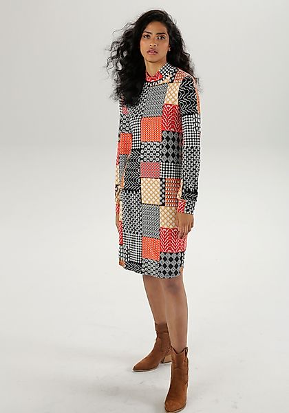 Aniston CASUAL Jerseykleid mit extravagantem Mustermix günstig online kaufen