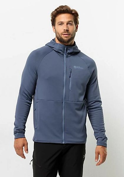 Jack Wolfskin Fleecejacke KOLBENBERG HOODED FZ M günstig online kaufen