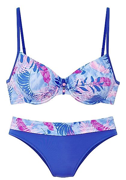 Vivance Bügel-Bikini mit stylischem Blätterprint günstig online kaufen