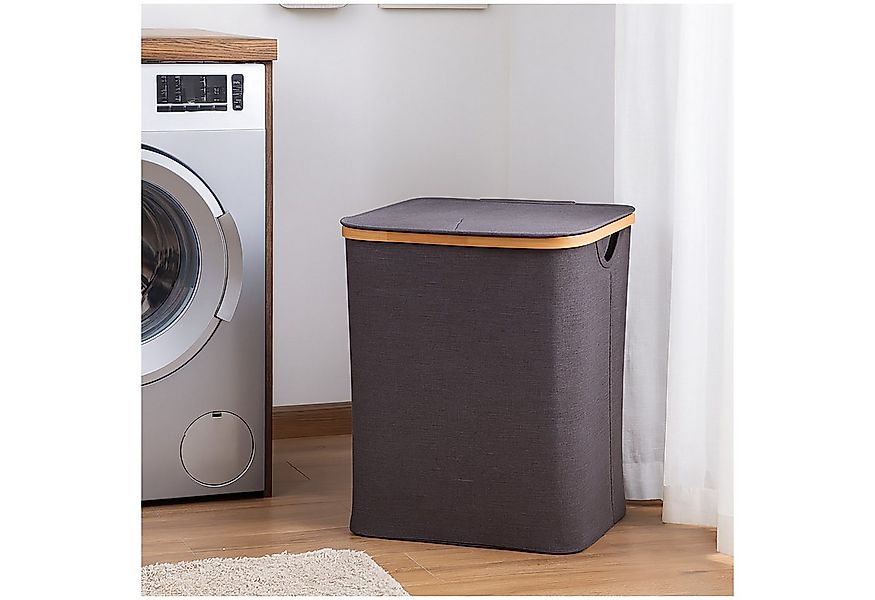 HTI-Living Wäschetonne Wäschekorb mit Deckel Ilian 60 Liter (Stück, 1 St., günstig online kaufen
