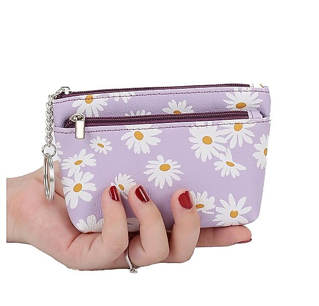 Coonoor Mini Geldbörse kleine Münzgeldbörsen Damen Geldbörsen mit Schlüssel günstig online kaufen