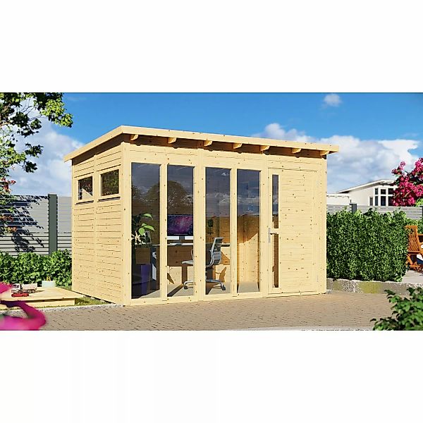 BERTILO Gartenhaus "Pentus 3 Office, in verschiedenen Farben" günstig online kaufen