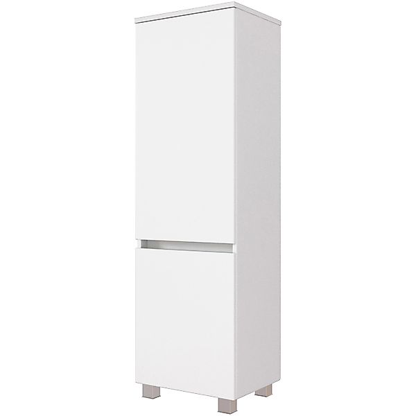 Held Möbel Bad-Midischrank Verona 40 cm matt Weiß-Weiß günstig online kaufen