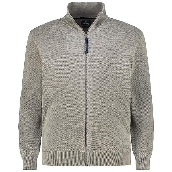 Lerros Strickjacke aus Baumwolle Farbe grau Größe: 3XL günstig online kaufen