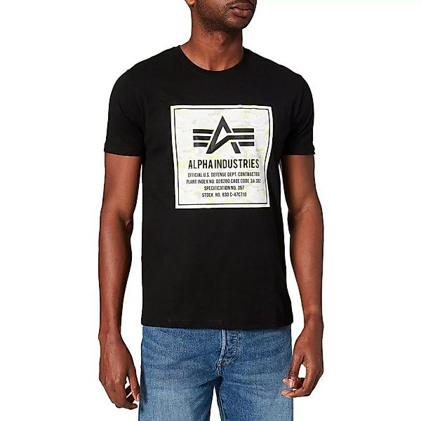 Alpha Industries Camo Block Kurzärmeliges T-shirt 2XL Black / Digi White Ca günstig online kaufen