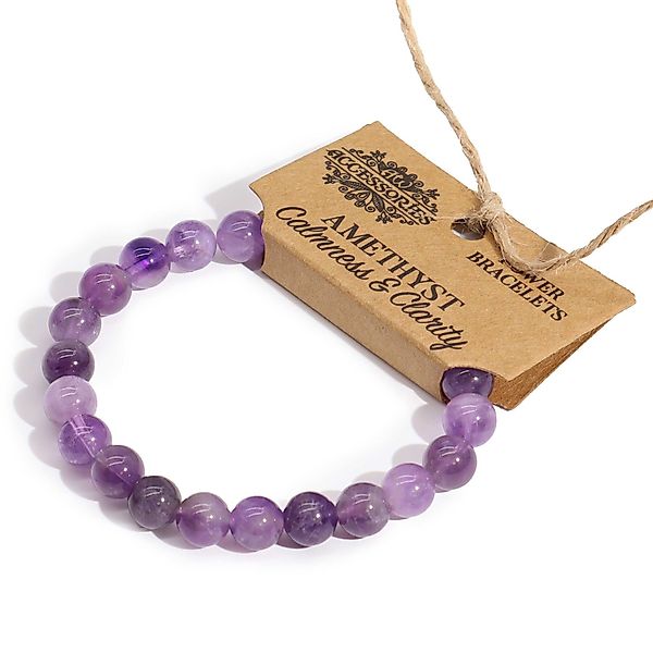 Bali-Homedecor Armband Kraftarmband - Amethyst günstig online kaufen