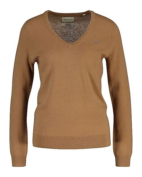 Gant V-Ausschnitt-Pullover EXTRAFINE LAMBSWOOL V-NECK günstig online kaufen