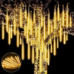 LMaxhome LED-Lichterkette Röhre Regenlichterkette Meteorschauer Weihnachtsd günstig online kaufen