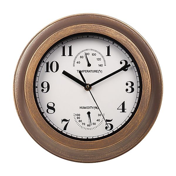TWSOUL Wanduhr wasserdichte Wanduhr (Kommt mit günstig online kaufen