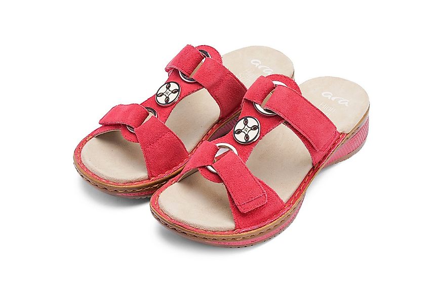 Ara HAWAII Pantolette, Keilabsatz, Sommerschuh, Schlupfschuh mit Schmuckele günstig online kaufen