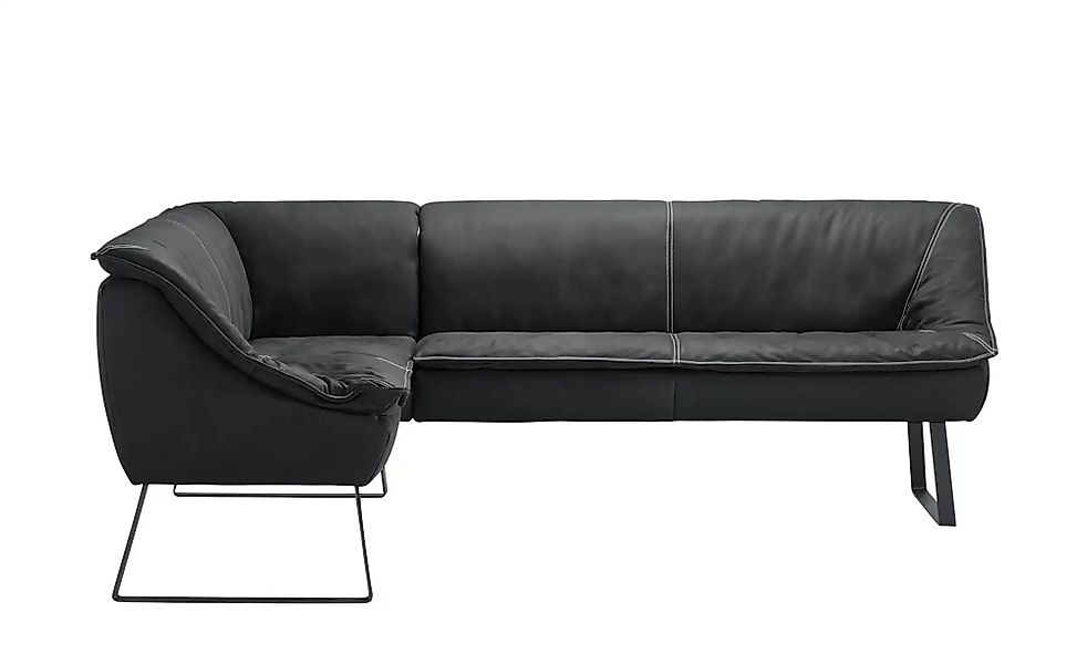 KOINOR Eckbank Leder Alino ¦ grau ¦ Maße (cm): B: 243 H: 89 T: 192.0 Bänke günstig online kaufen