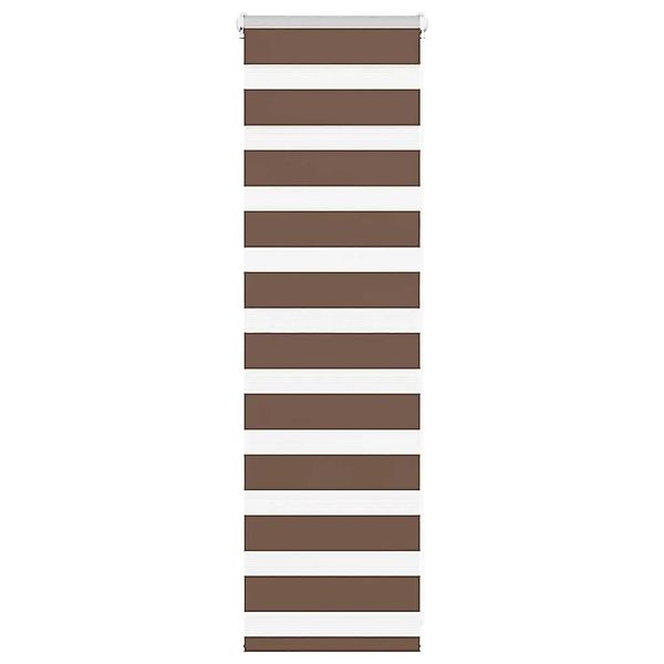 vidaXL Doppelrollo Braun 45x100 cm Stoffbreite 40,9 cm Polyester 4014302 günstig online kaufen