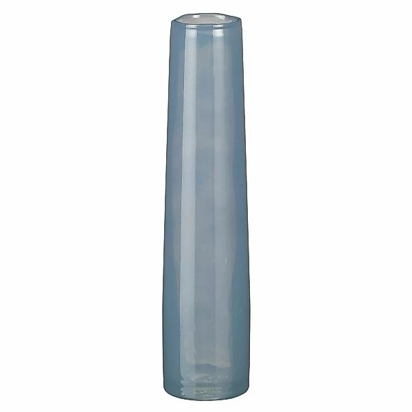 Mica Decorations Vase Xandra 30,5 cm x Ø 7 cm Hellblau günstig online kaufen