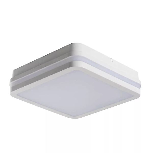 LED Deckenleuchte Beno in Weiß 18W 1550lm IP54 eckig günstig online kaufen