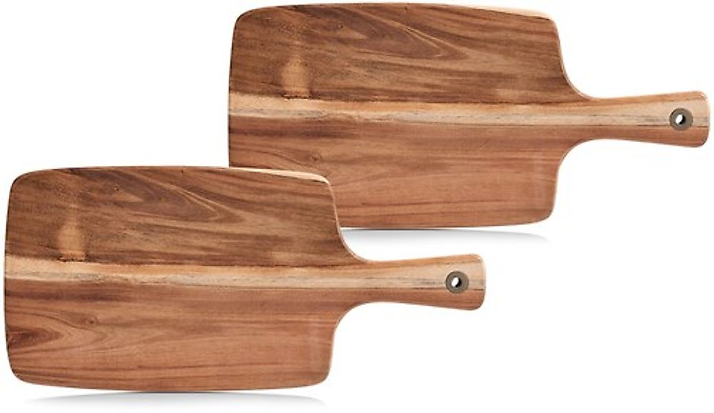 Zeller Present Schneidebrett, (Set, 2 St.), mit Griff, Gr. 41,8 x 19,5 cm günstig online kaufen