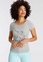KangaROOS T-Shirt Kurzarm, körpernahe Passform, aus günstig online kaufen