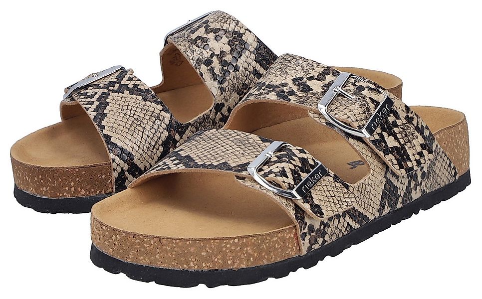 Rieker Pantolette Sommerschuh, Strandschuh, Hausschuh mit verstellbaren Sch günstig online kaufen