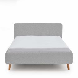 Polster Doppelbett Grau 160x200 cm oder 180x200 cm 105 cm hoch günstig online kaufen