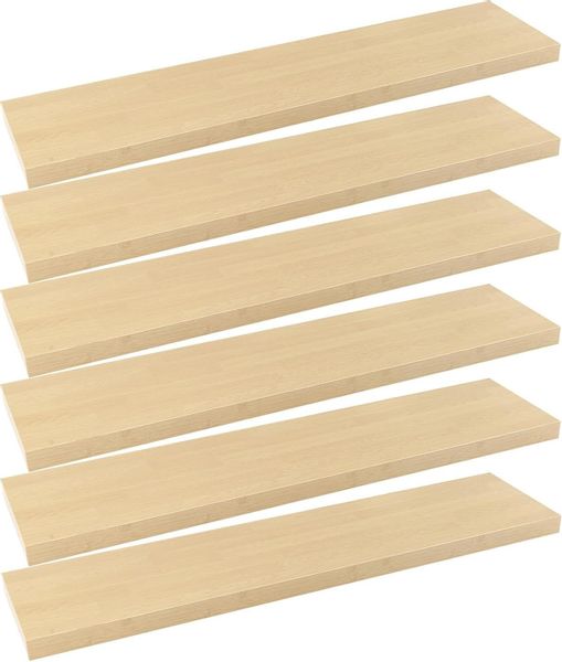 Woltu Wandregal, 6-tlg., Schweberegal Regal Wanddeko günstig online kaufen