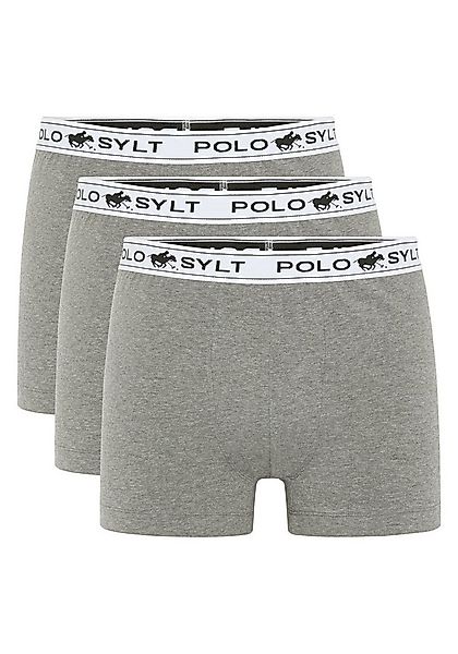 Polo Sylt Boxershorts im 3er-Pack mit Label-Elastikbund (3er-Pack, 3-St) günstig online kaufen