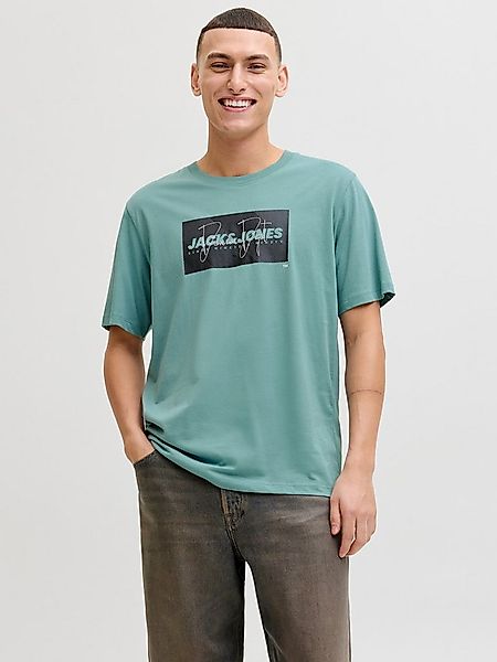 Jack & Jones Rundhalsshirt JJCOLE PRINT TEE SS CREW NECK günstig online kaufen