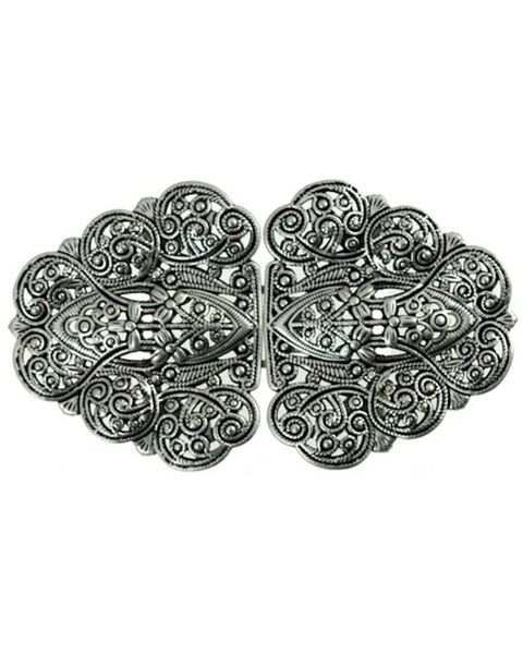 Trachtenland Gürtelschnalle Dirndlschürzenschließe 'Rina' mit Ornamentmuste günstig online kaufen