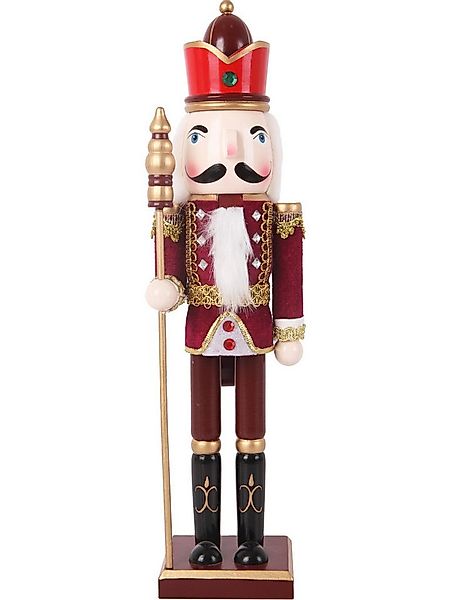 Trend Line Weihnachtsfigur Dekofigur Nussknacker Holz 39 x 11 cm bunt günstig online kaufen