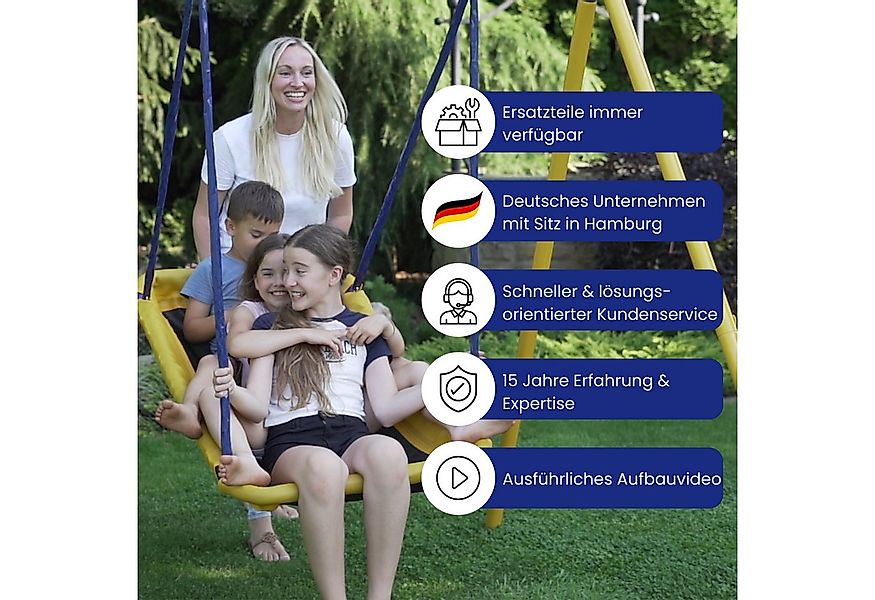 Zero Gravity Schaukelgestell stabile Kinderschaukel, bequeme Sitzfläche, Ke günstig online kaufen