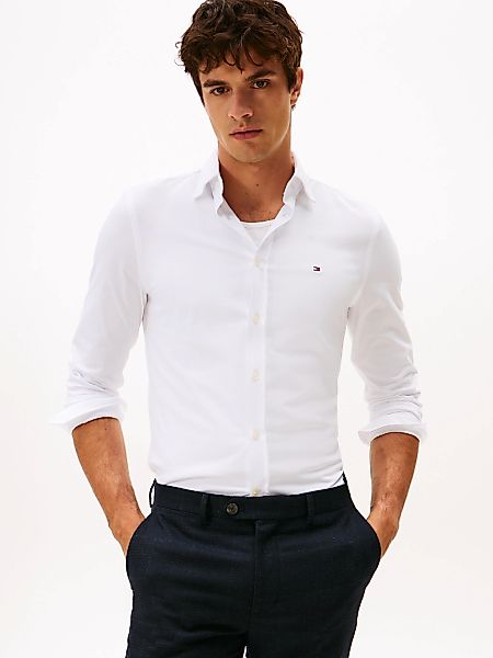 Tommy Hilfiger Businesshemd "PERFORMANCE INTERLOCK" elastisches Slim Fit mi günstig online kaufen