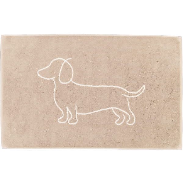 Cawö Badematten WE LOVE DOGS Companion 6248 - Farbe: natur/beige - 33 - 50x günstig online kaufen