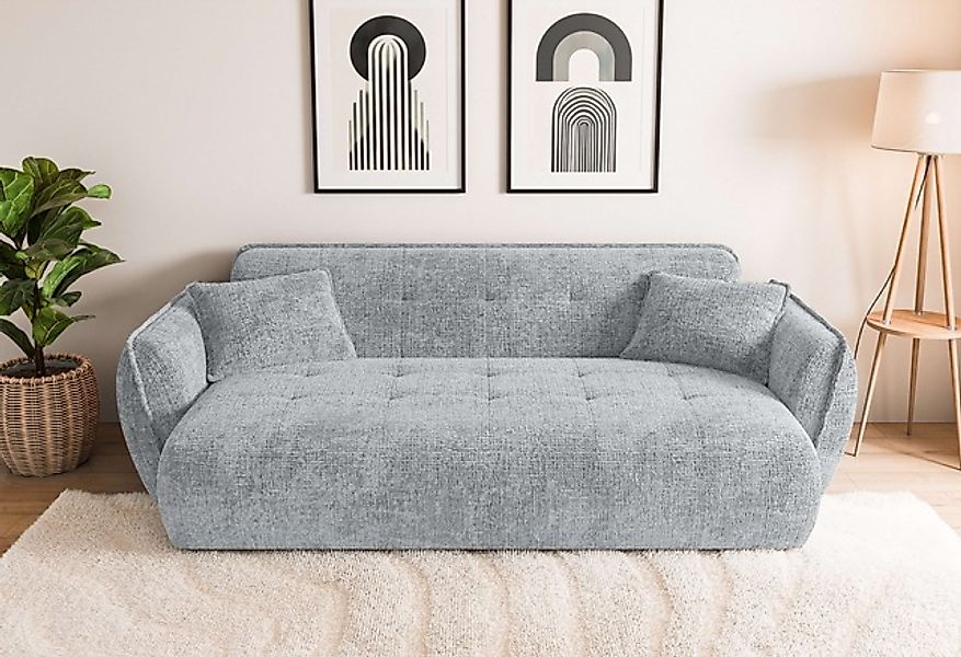 Home affaire Big-Sofa »MIRELDA Design-Sofa mit Steppungen, hoher Sitzkomfor günstig online kaufen