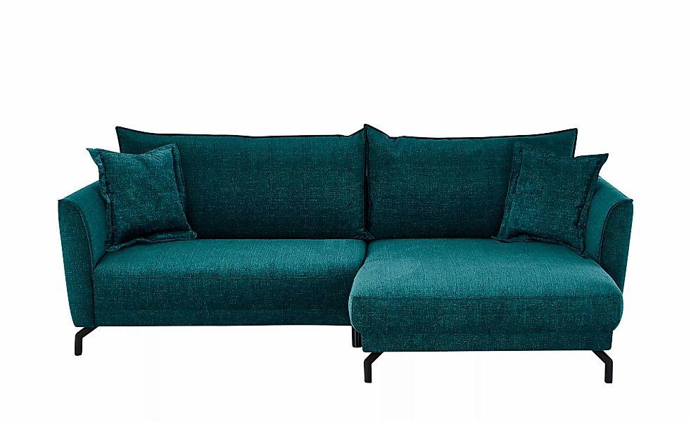 bobb Ecksofa  Yolanda ¦ türkis/petrol ¦ Maße (cm): B: 257 H: 94 T: 174.0 Po günstig online kaufen