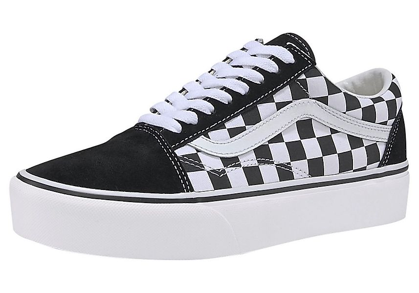 Vans Old Skool Platform Plateausneaker aus textilem Canvas-Material günstig online kaufen