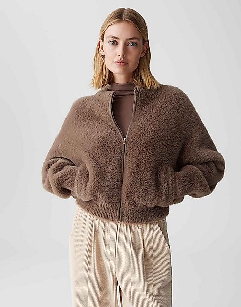 OPUS Strickjacke DORES in Felloptik lockere Passform, weicher Griff, dezent günstig online kaufen