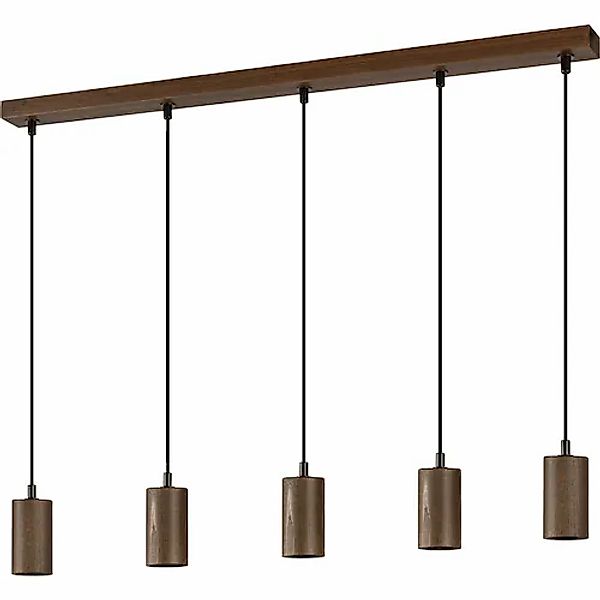 SEGULA Pendelleuchte »FLOW 5 Buche Nussbaumfarben« E27 1 Stk. günstig online kaufen