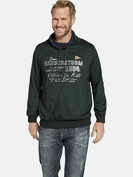 Jan Vanderstorm Sweatshirt SVERRE in melierter Optik günstig online kaufen