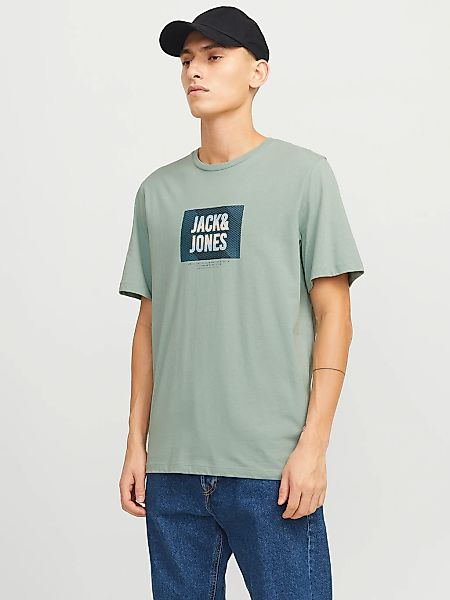 Jack & Jones Print-Shirt "JJHUDSON – Print-Shirt mit Rundhals und Loose Fit günstig online kaufen