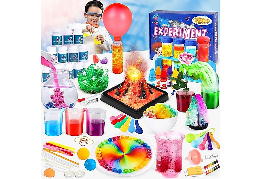 POPOLIC Experimentierkasten 120+ Experimente für Kinder, Lernspielzeug für günstig online kaufen
