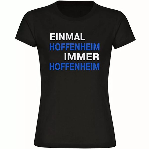 multifanshop T-Shirt Damen Hoffenheim - Einmal Immer - Frauen günstig online kaufen