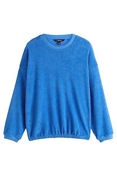 Next Sweater Langärmeliges Rundhalssweatshirt aus Frottee (1-tlg) günstig online kaufen