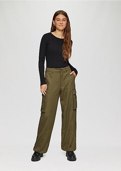 QS Chinos Hose Cargo-Hose aus Twill günstig online kaufen