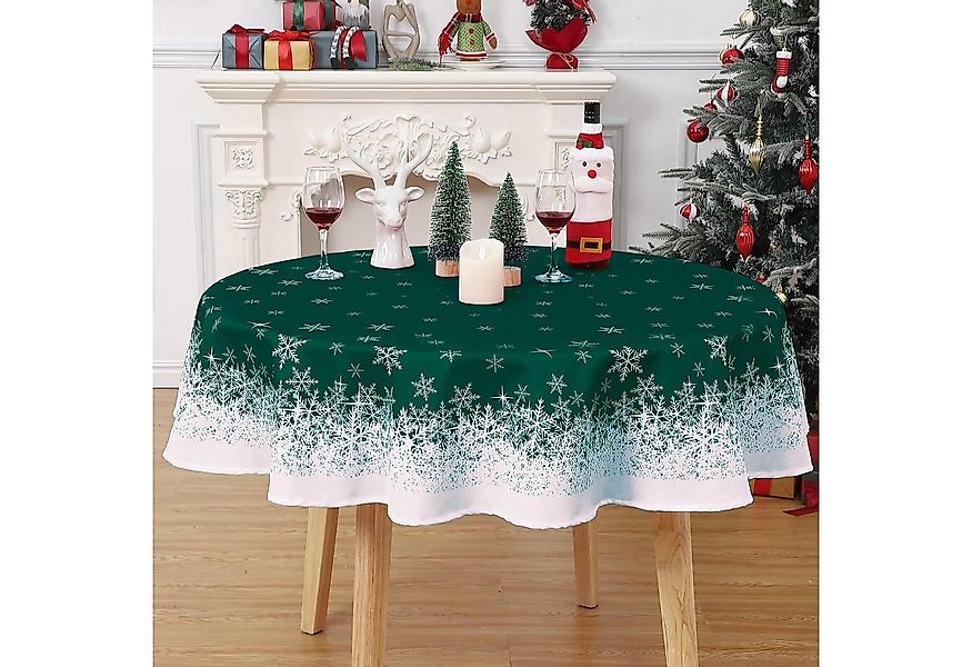 GarveeMore Tischdecke Weihnachten Tischdecke Wasserabweisend Abwaschbare Sc günstig online kaufen