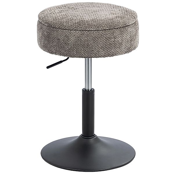 HOMCOM Barhocker mit Stauraum, höhenverstellbar, runder drehbarer Küchenhoc günstig online kaufen