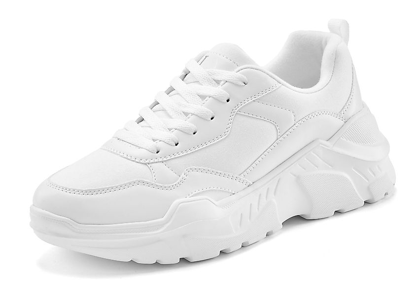 LASCANA Sneaker, Halbschuh, Sportschuh, leichte Chunky Sohle, weiche Innens günstig online kaufen
