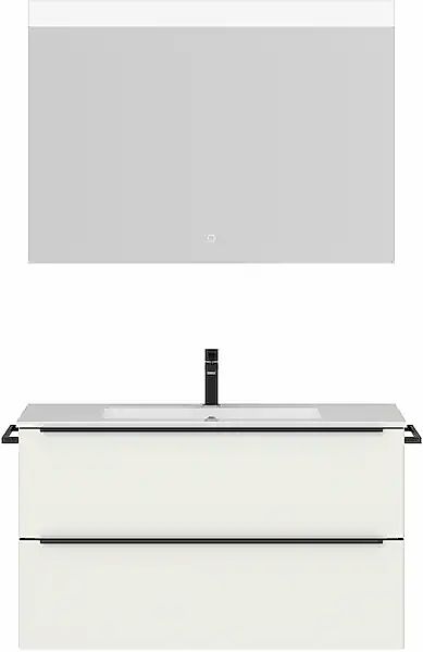 nobilia® Badmöbel-Set »Levere« vormontiert, mit Soft-Close, 2 Stk. tlg. günstig online kaufen