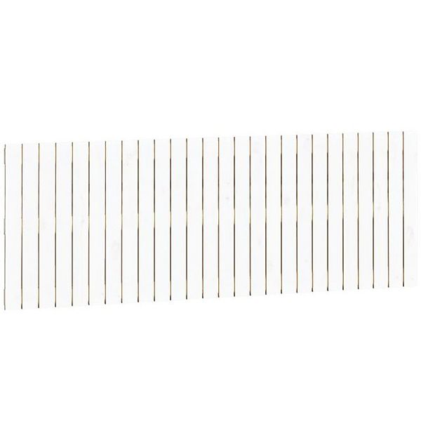 vidaXL Bett, Wand-Kopfteil Weiß 166x3x60 cm Massivholz Kiefer günstig online kaufen